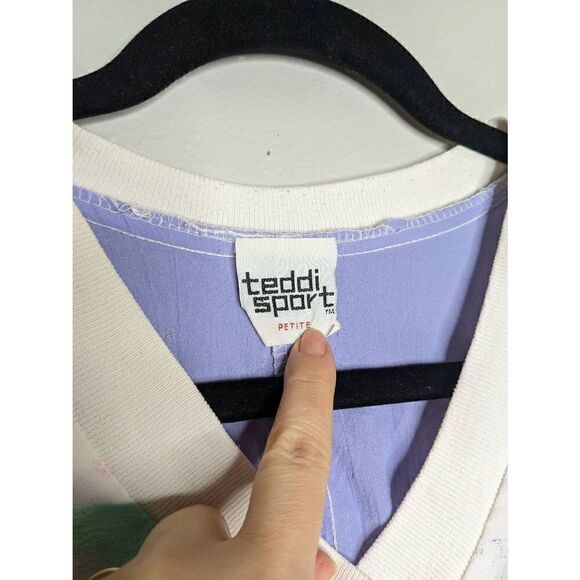 Vintage Teddi Sport Petite 80's Top - Picture 2 of 9
